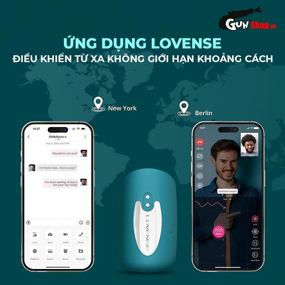 Vòng rung Lovense Gush bo tròn kích thích cảm giác thư giãn mọi người