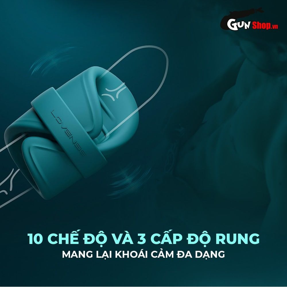 Vòng rung Lovense Gush bo tròn kích thích cảm giác thư giãn mọi người