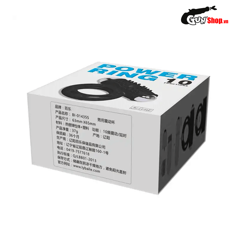 Vòng rung Baile Power Ring silicon gai bi kích thích điểm G khoái cảm