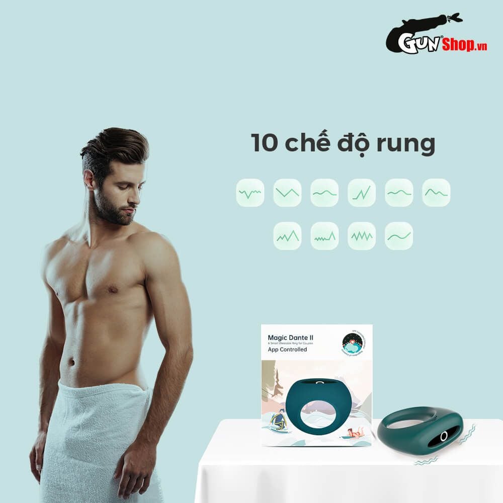 Vòng rung Magic Motion Dante II 10 chế độ co giãn phù hợp mọi kích cỡ