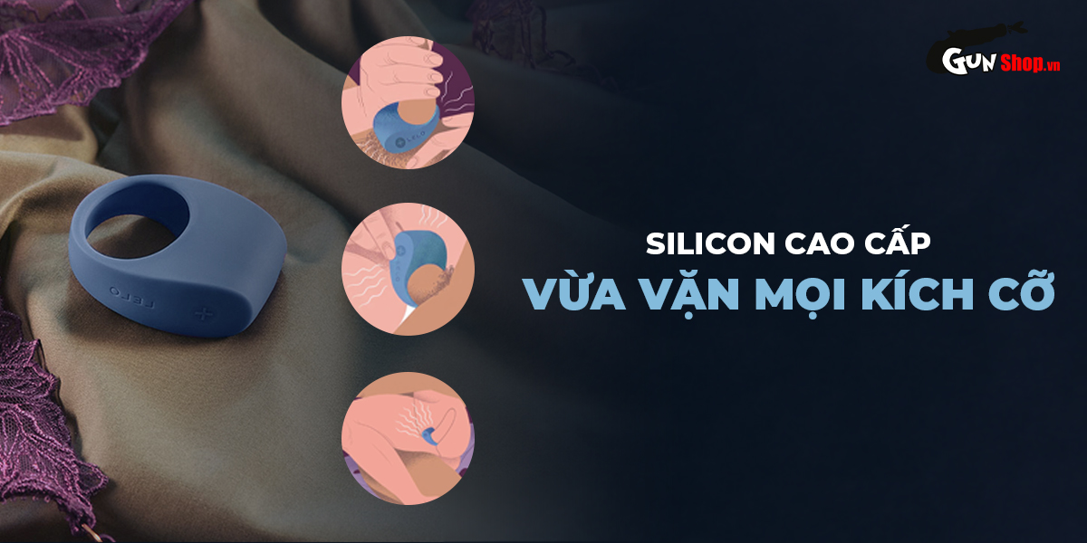 Vòng đeo dương vật Lelo Tor 3 điều khiển qua app tăng khoái cảm