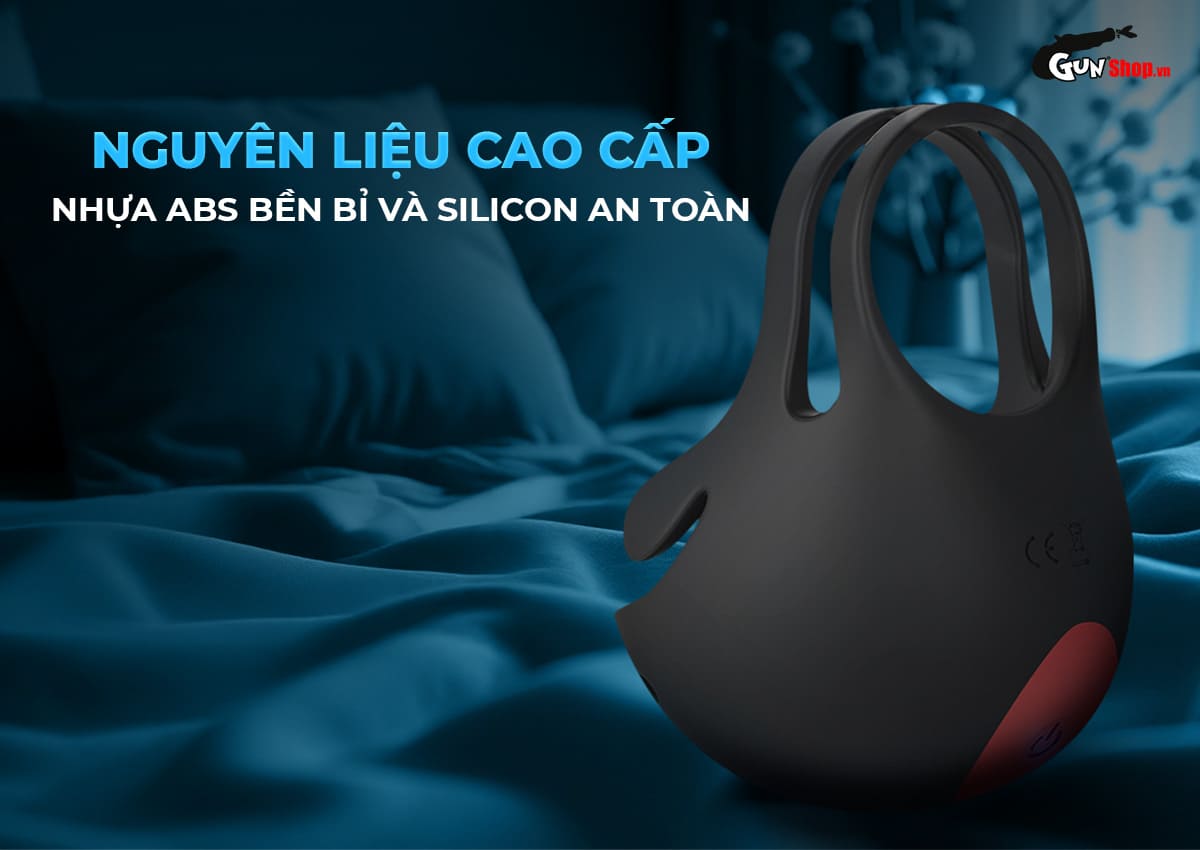 Vòng rung Shelly Play Machi silicon tăng khoái cảm dễ dùng nhỏ gọn