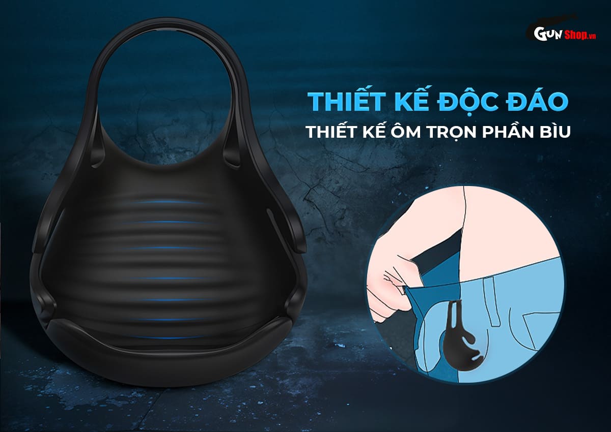 Vòng rung Shelly Play Machi silicon tăng khoái cảm dễ dùng nhỏ gọn