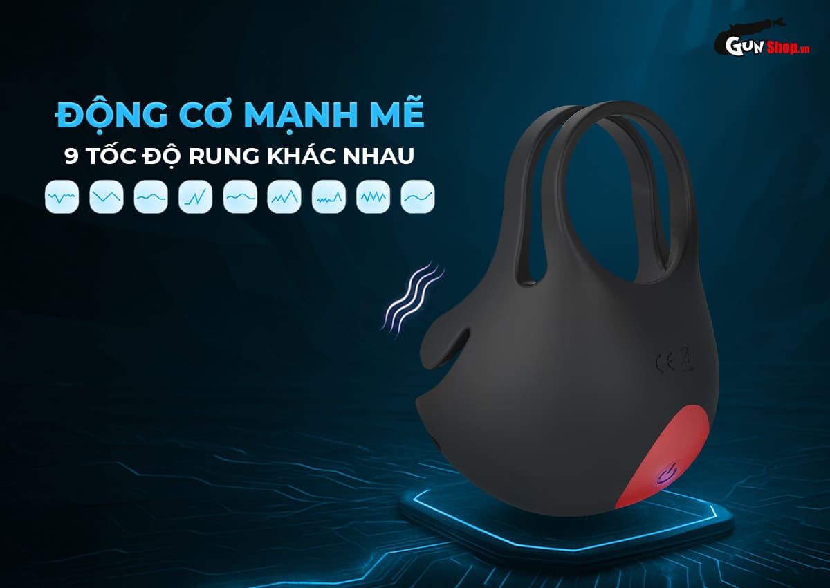 Vòng rung Shelly Play Machi silicon tăng khoái cảm dễ dùng nhỏ gọn