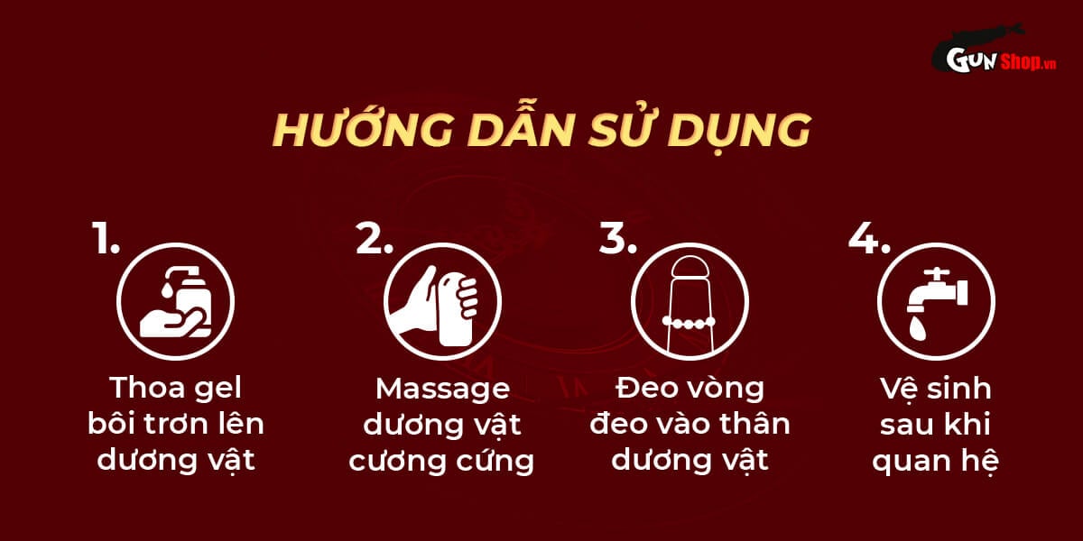 Inox Six-Bead Delay Ring Male Enhancement Transparent