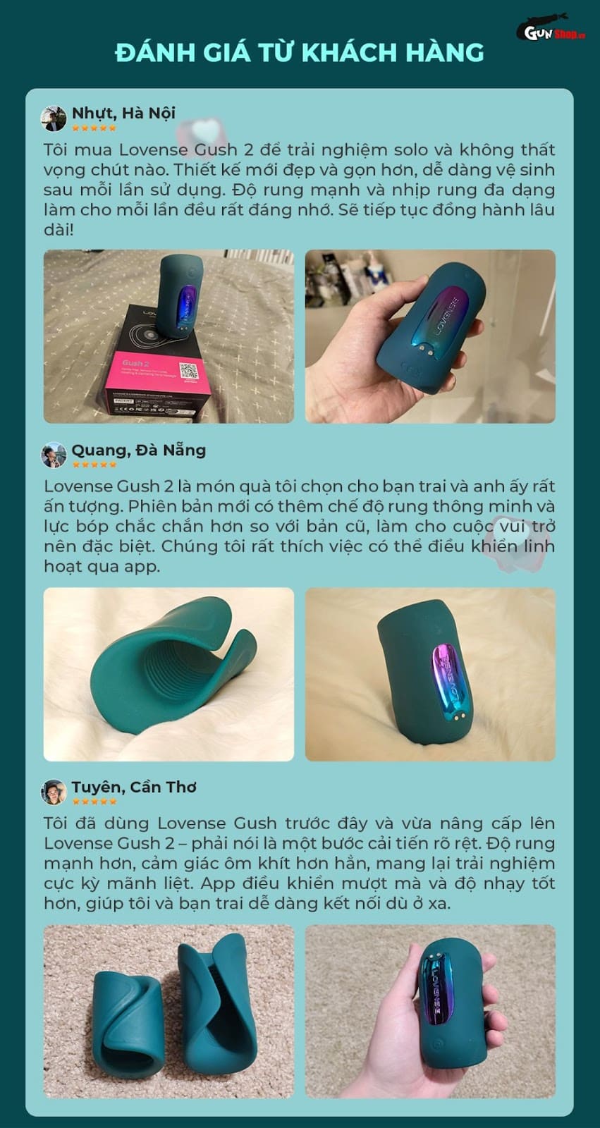 Đại lý Vòng rung tăng khoái cảm Lovense Gush 2 có tốt không? Đại lý Vòng rung tăng khoái cảm Lovense Gush 2 có tốt không?