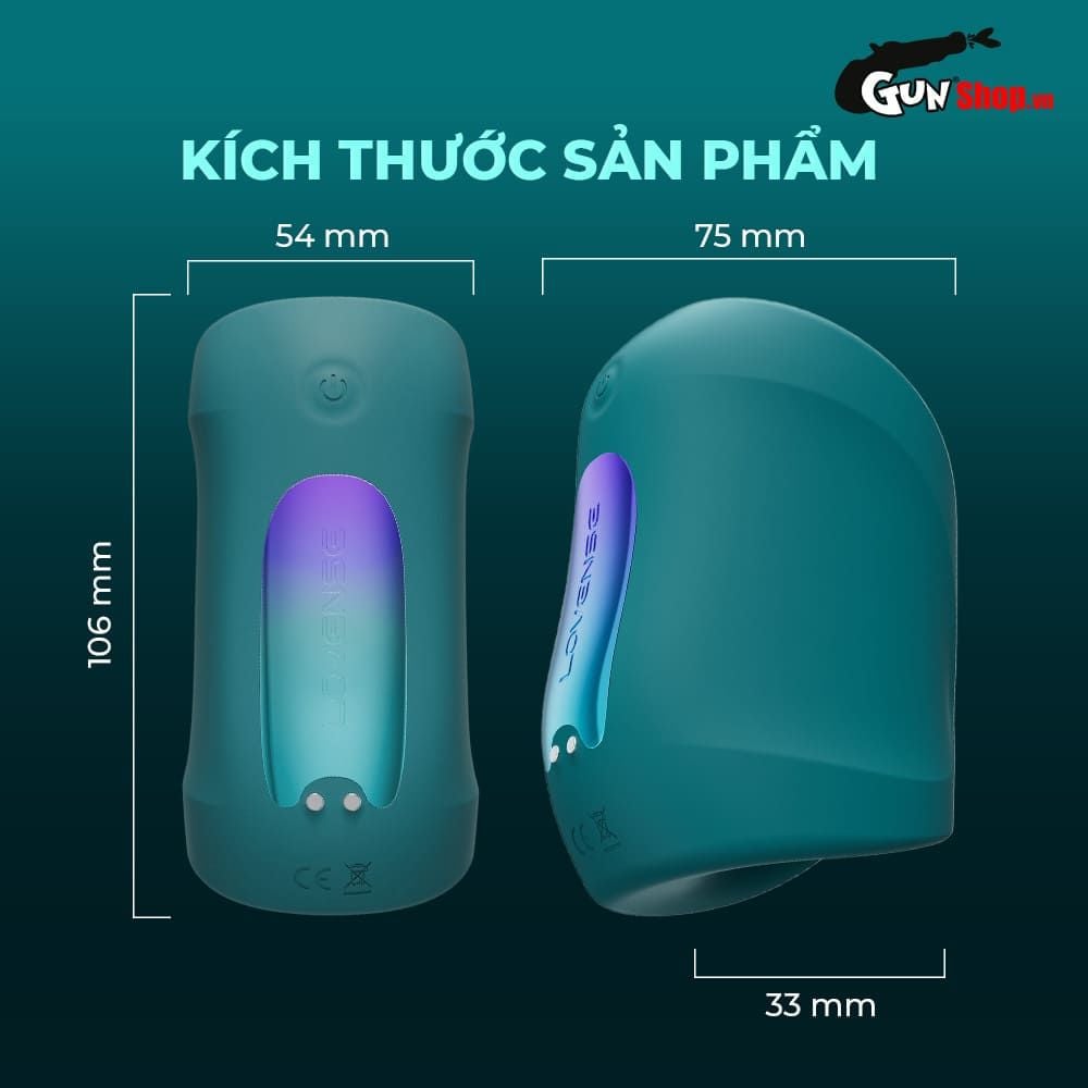 Vòng rung Lovense Gush 2 công nghệ cao mềm dẻo dễ dàng sử dụng