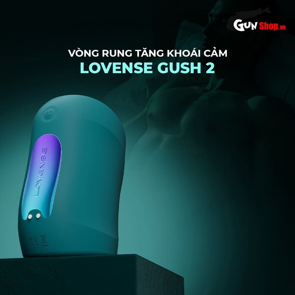 Vòng rung Lovense Gush 2 công nghệ cao mềm dẻo dễ dàng sử dụng