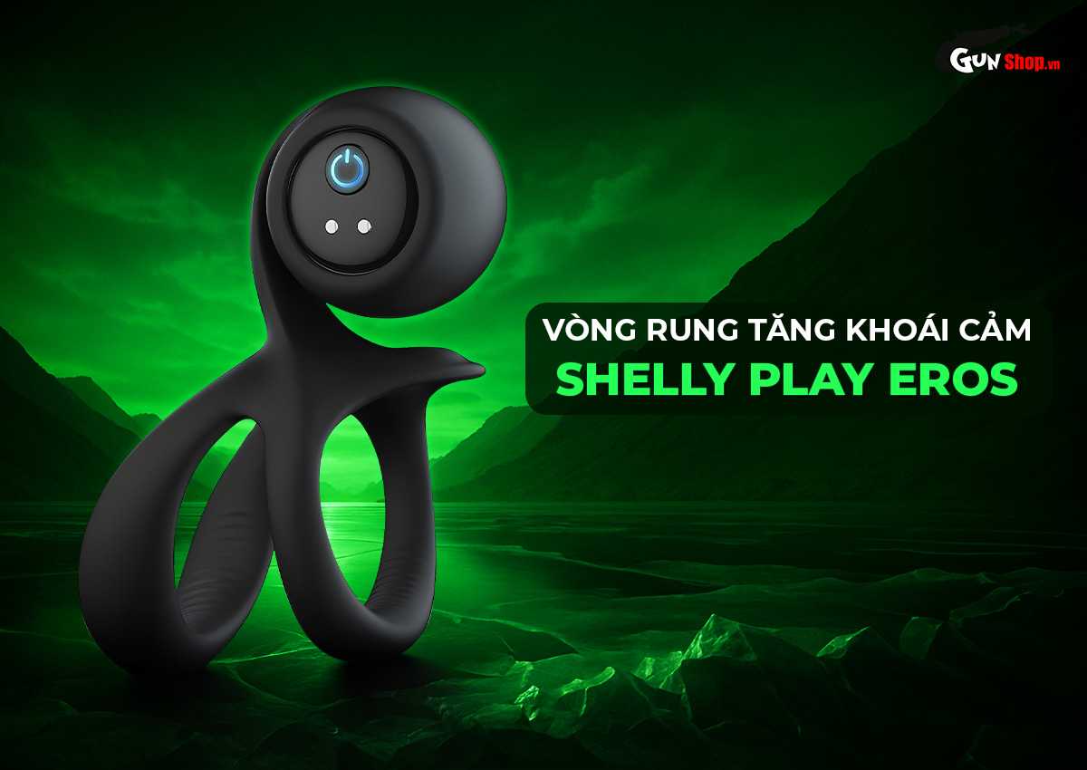 Shelly Play Eros Dual Ring Vibrator for Ultimate Pleasure