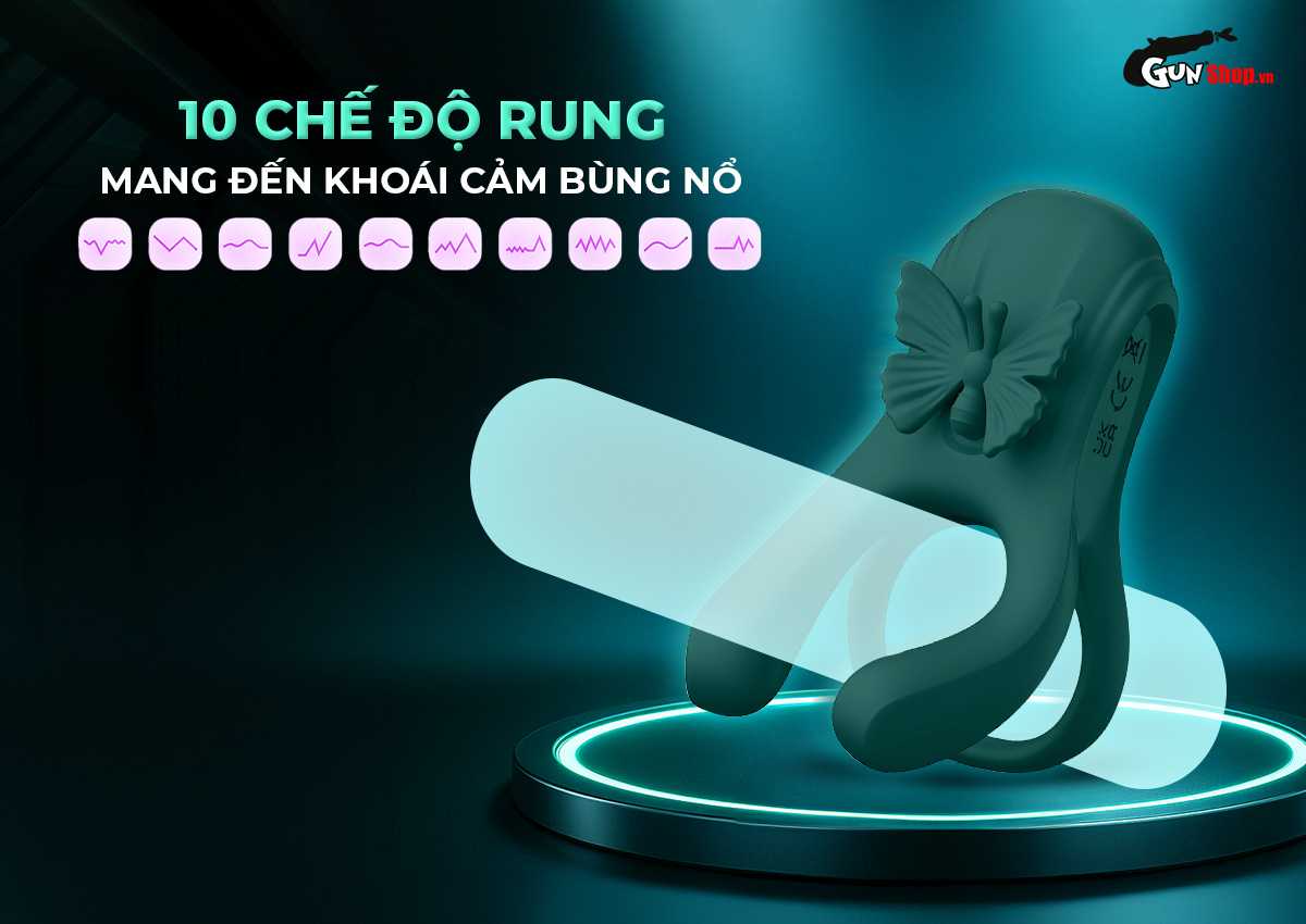 Vòng rung Shelly Play Lustafly kích thích đỉnh cao, tăng khoái cảm
