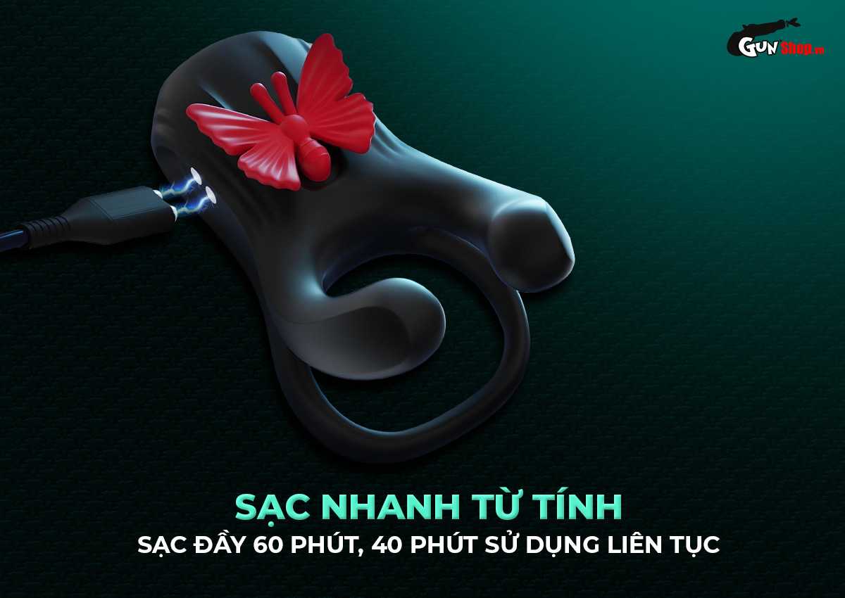 Vòng rung Shelly Play Lustafly kích thích đỉnh cao, tăng khoái cảm