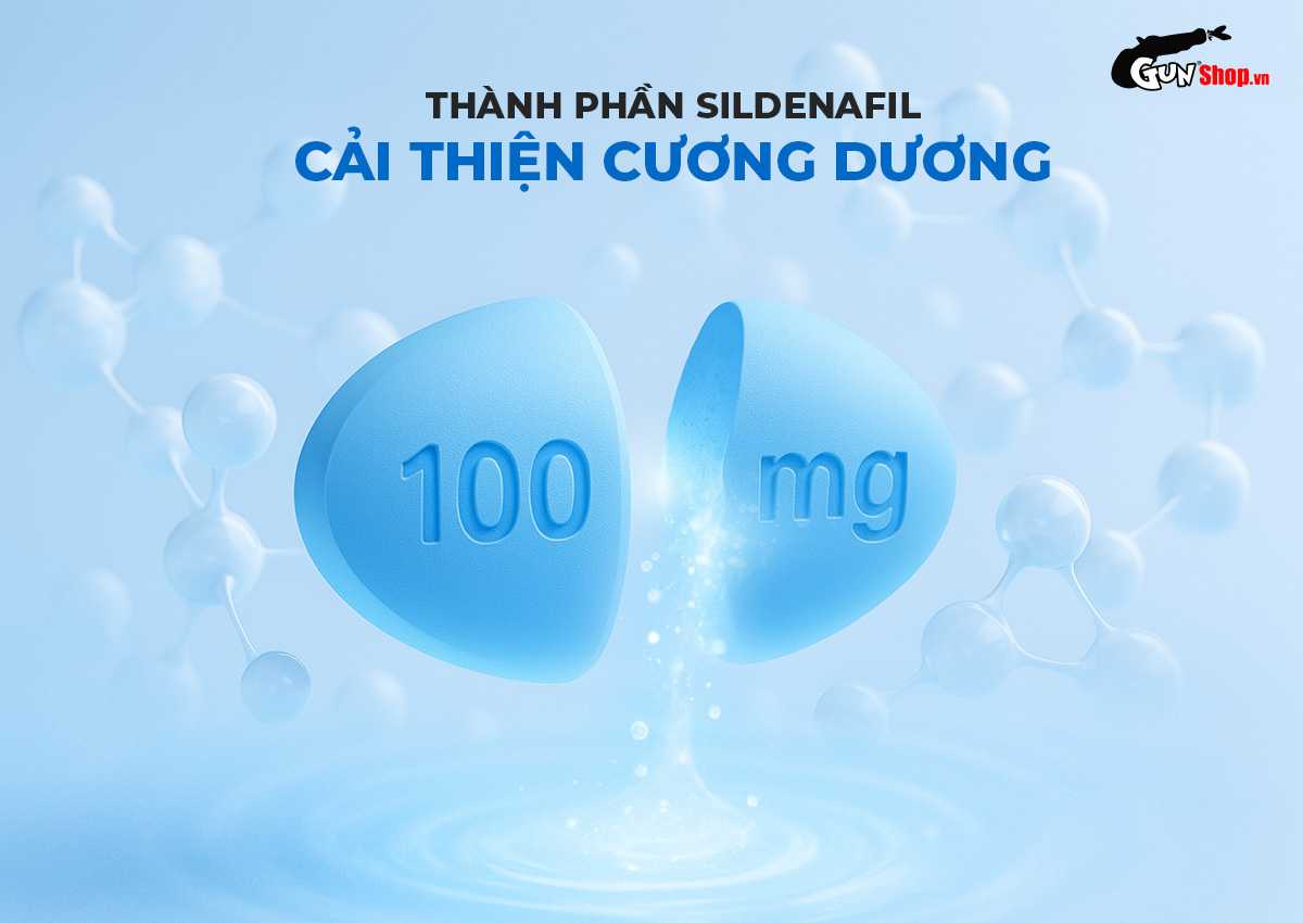 Viên uống hỗ trợ cương dương Azodra 100mg cải thiện sinh lý nam hiệu quả