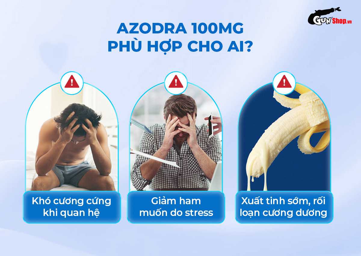 Viên uống hỗ trợ cương dương Azodra 100mg cải thiện sinh lý nam hiệu quả