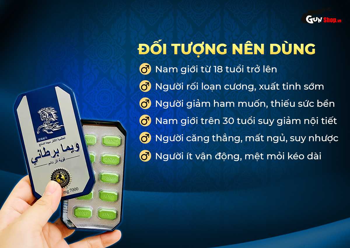 Viên uống cường dương Ngựa Thái tăng sinh lý nam hiệu quả