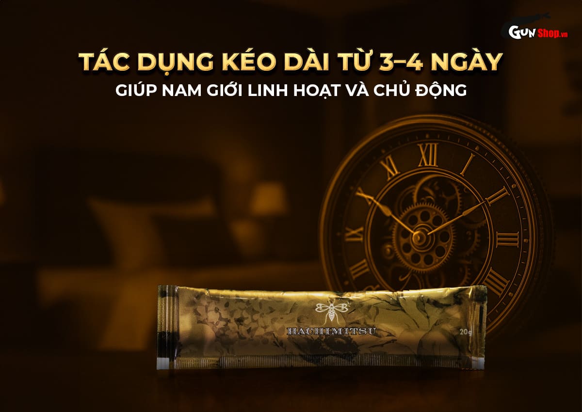 Tinh chất Hachimitsu tăng cường sinh lý nam giới hiệu quả