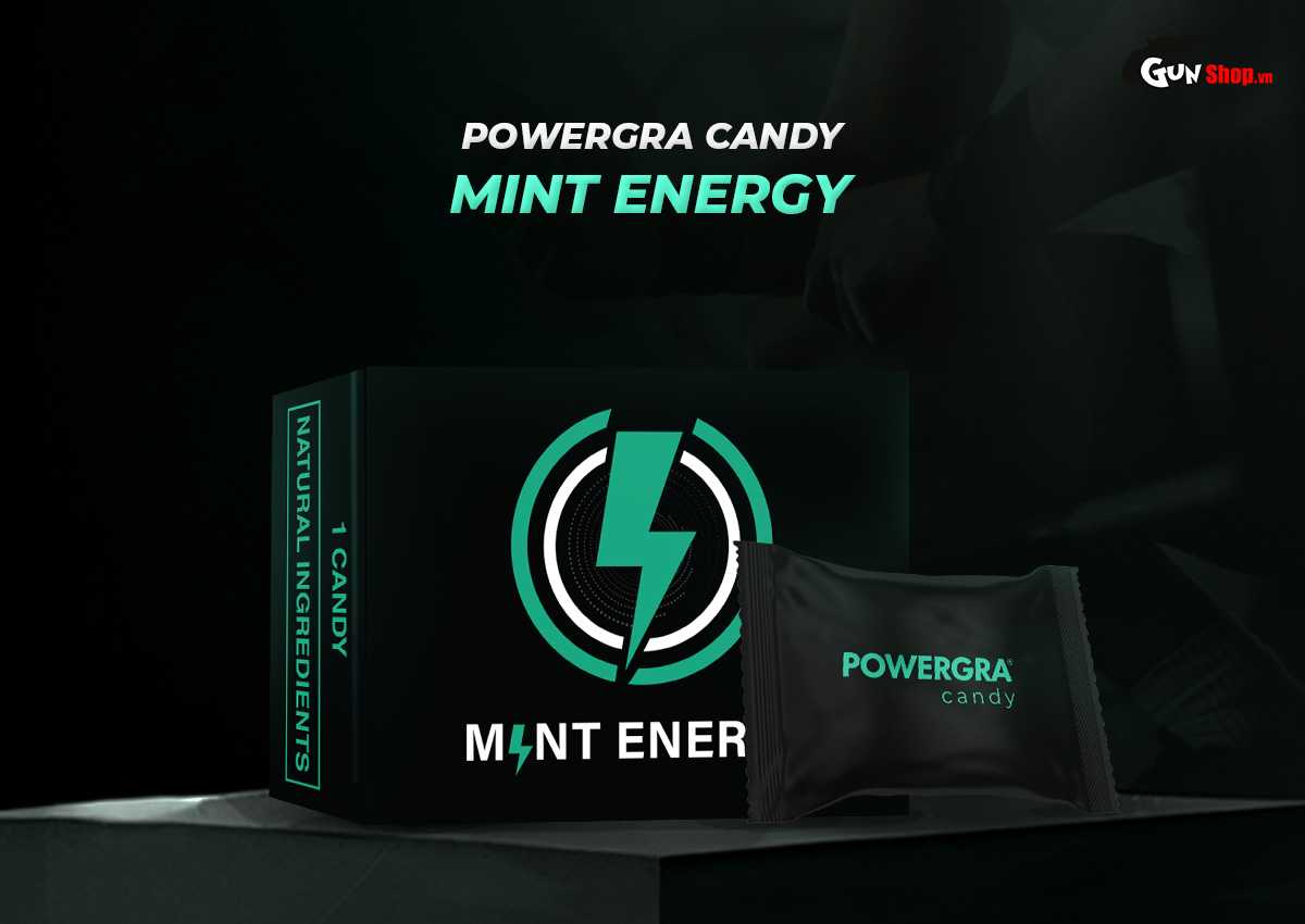 Kẹo Bạc Hà Powergra Mint Energy Tăng Cường Sinh Lý Nam Giới Hiệu Quả