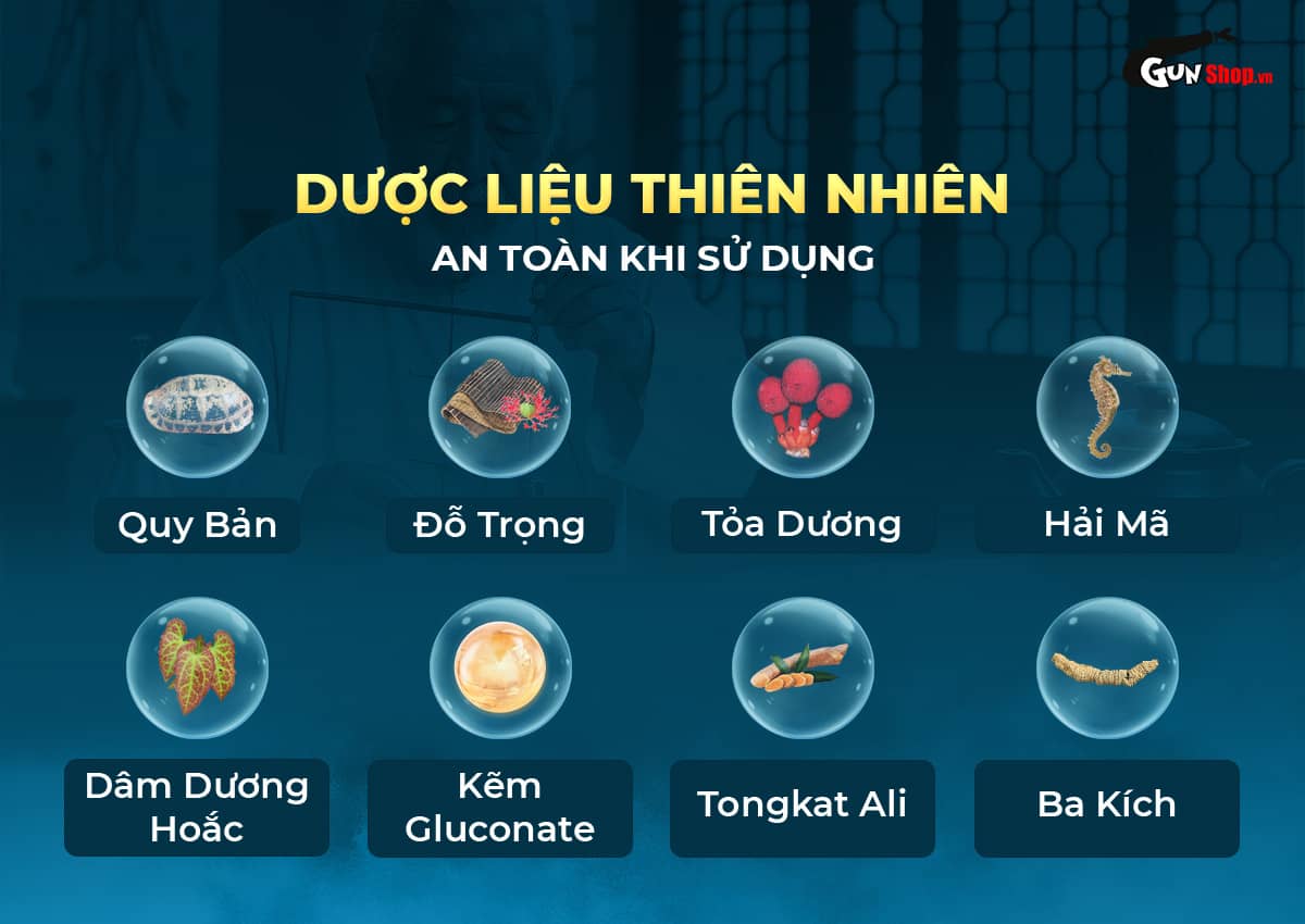 Viên uống Powergra For Men tăng kích thước, kéo dài thời gian quan hệ