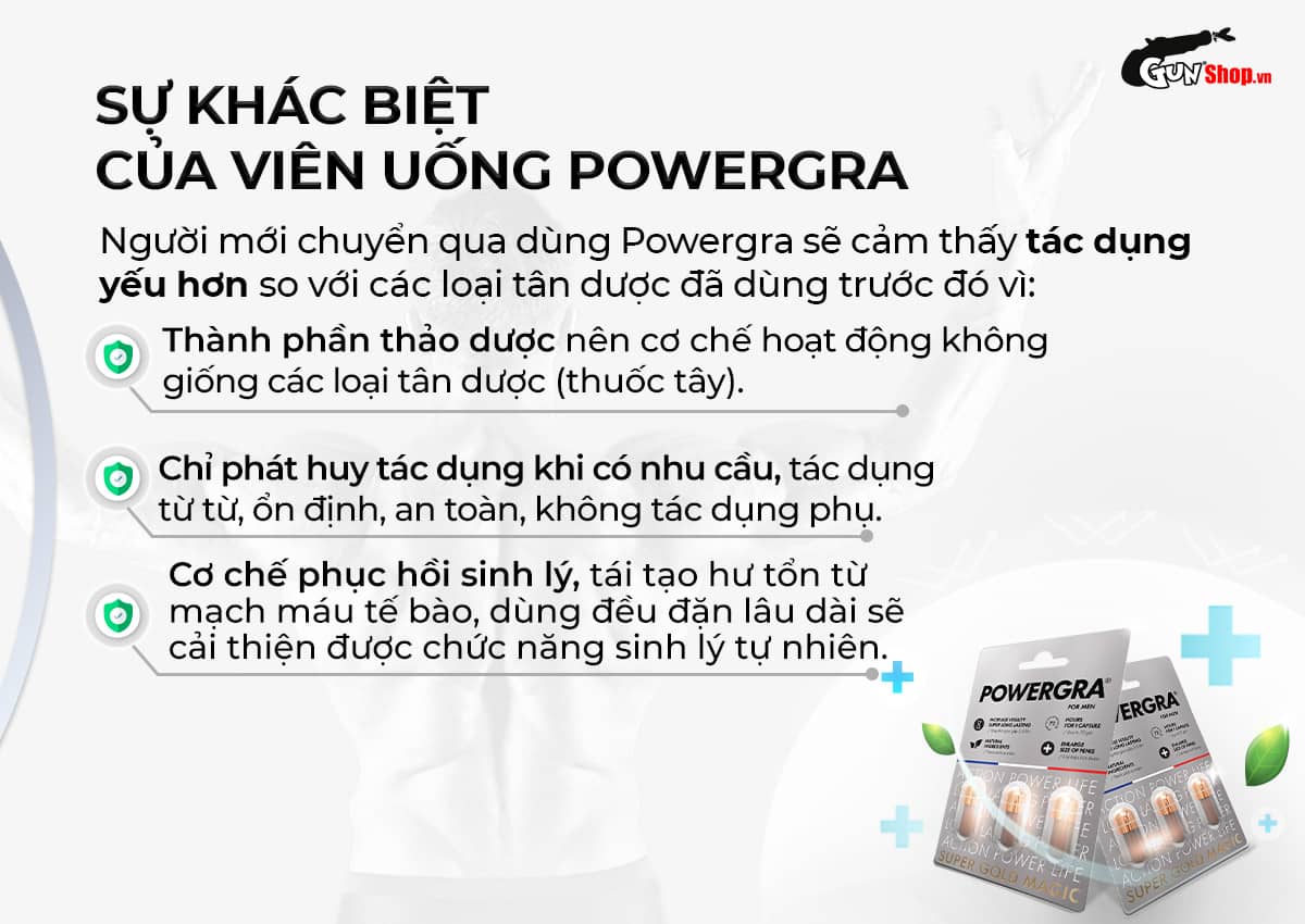 Bộ 2 Vỉ Powergra For Men Kéo Dài Thời Gian Tăng Kích Thước Tặng Quà
