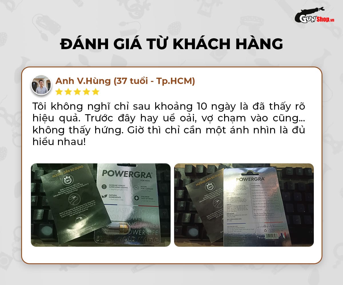 Cung cấp Viên uống tăng kích thước kéo dài thời gian Powergra For Men - Vỉ 1 viên giá tốt Cung cấp Viên uống tăng kích thước kéo dài thời gian Powergra For Men - Vỉ 1 viên giá tốt