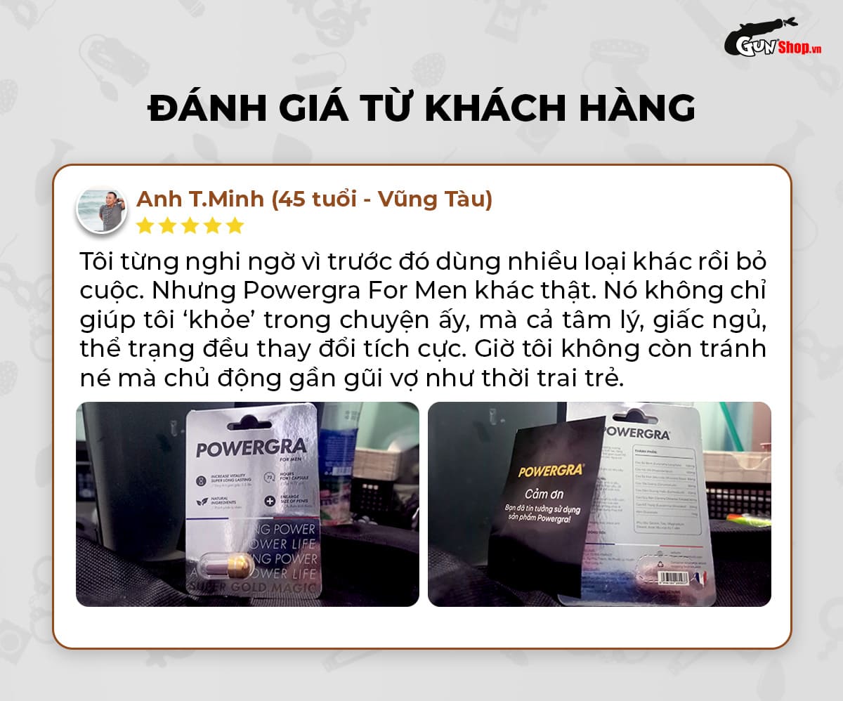 Cung cấp Viên uống tăng kích thước kéo dài thời gian Powergra For Men - Vỉ 1 viên giá tốt Cung cấp Viên uống tăng kích thước kéo dài thời gian Powergra For Men - Vỉ 1 viên giá tốt