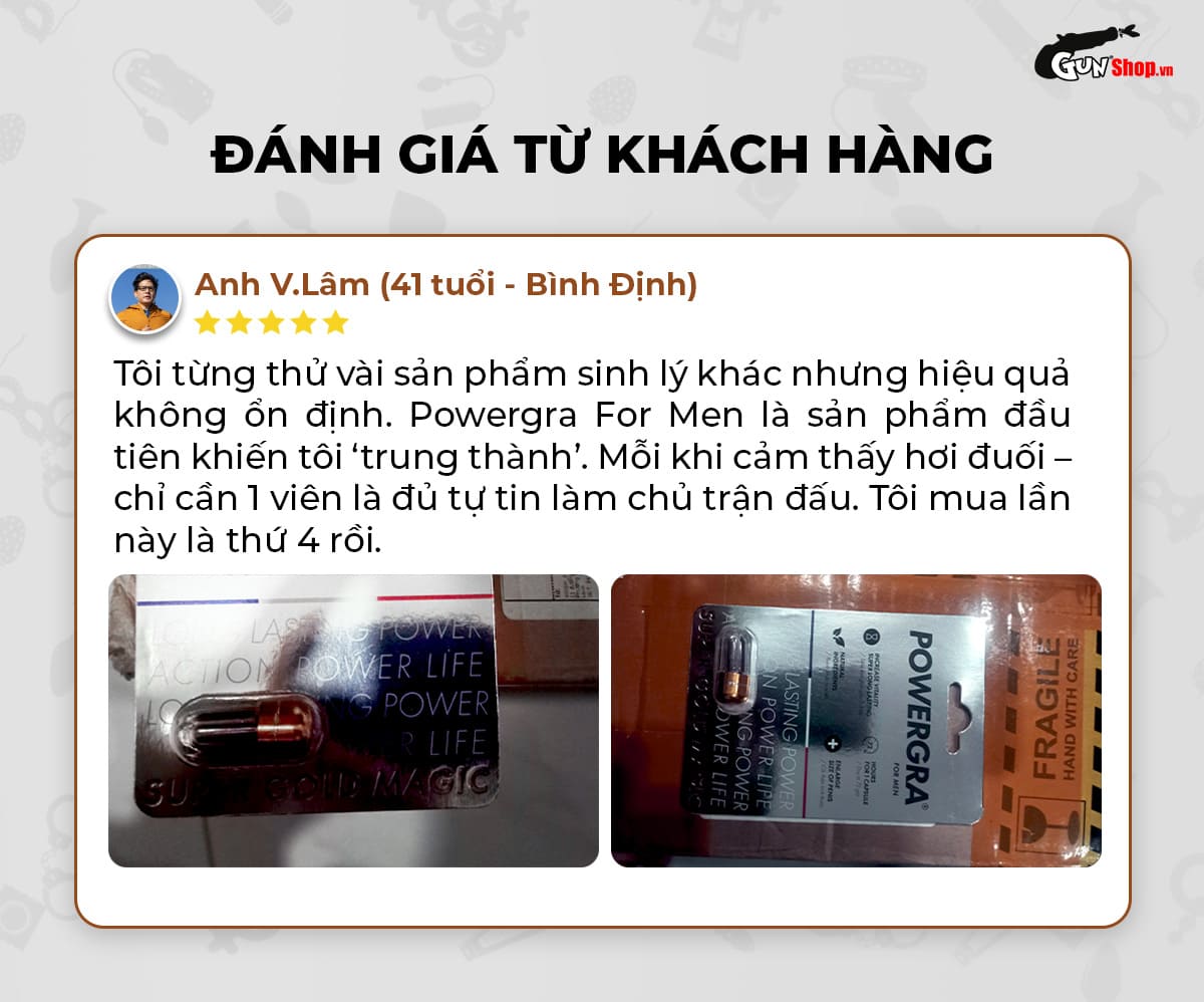 Cung cấp Viên uống tăng kích thước kéo dài thời gian Powergra For Men - Vỉ 1 viên giá tốt Cung cấp Viên uống tăng kích thước kéo dài thời gian Powergra For Men - Vỉ 1 viên giá tốt