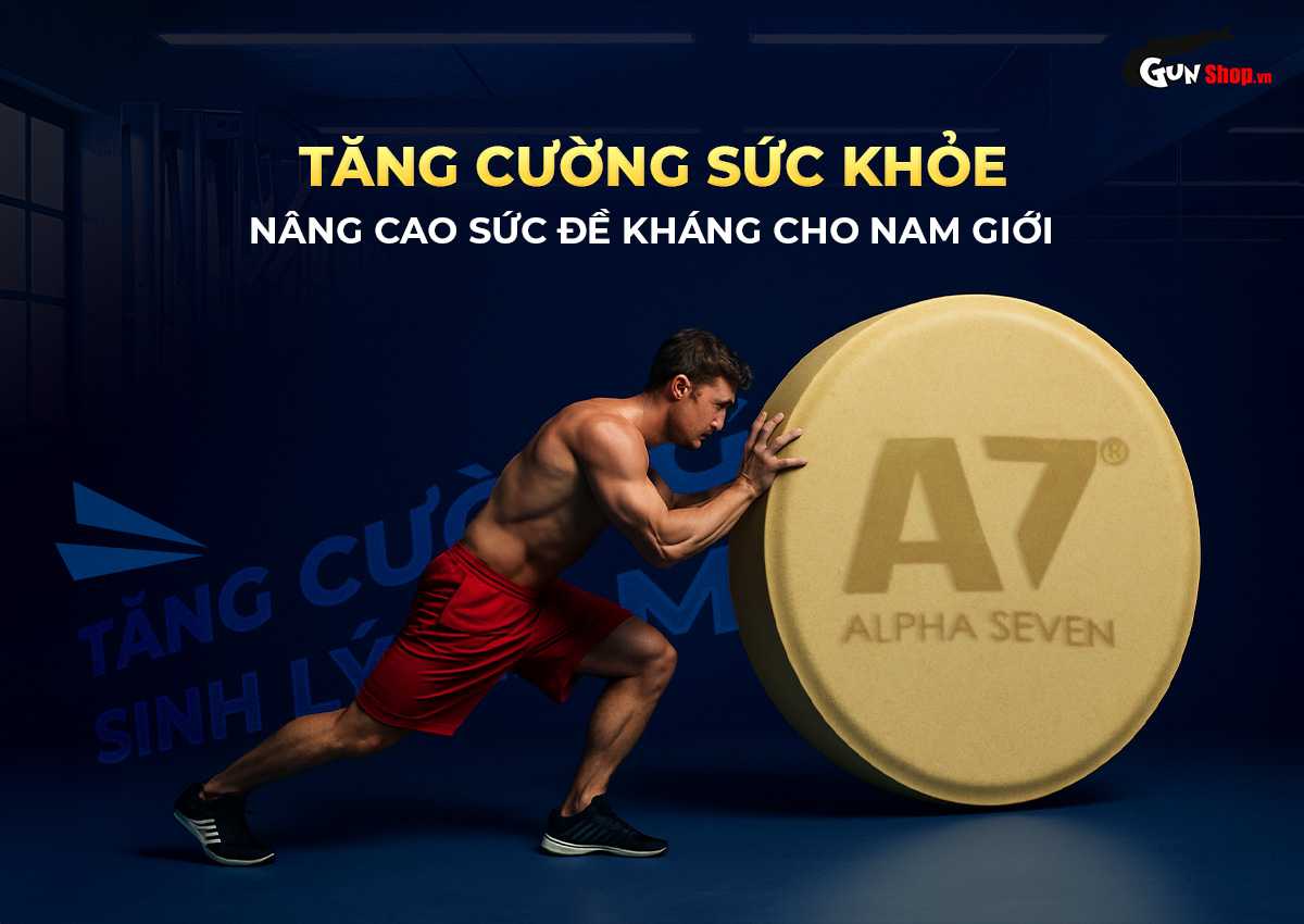 Kẹo nhân sâm Alpha Seven A7 tăng cường sinh lý nam hiệu quả