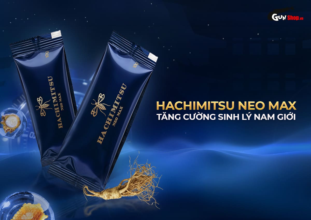 Tinh Chất Hachimitsu Neo Max Tăng Sinh Lý Nam Giới Hỗ Trợ Sức Khỏe