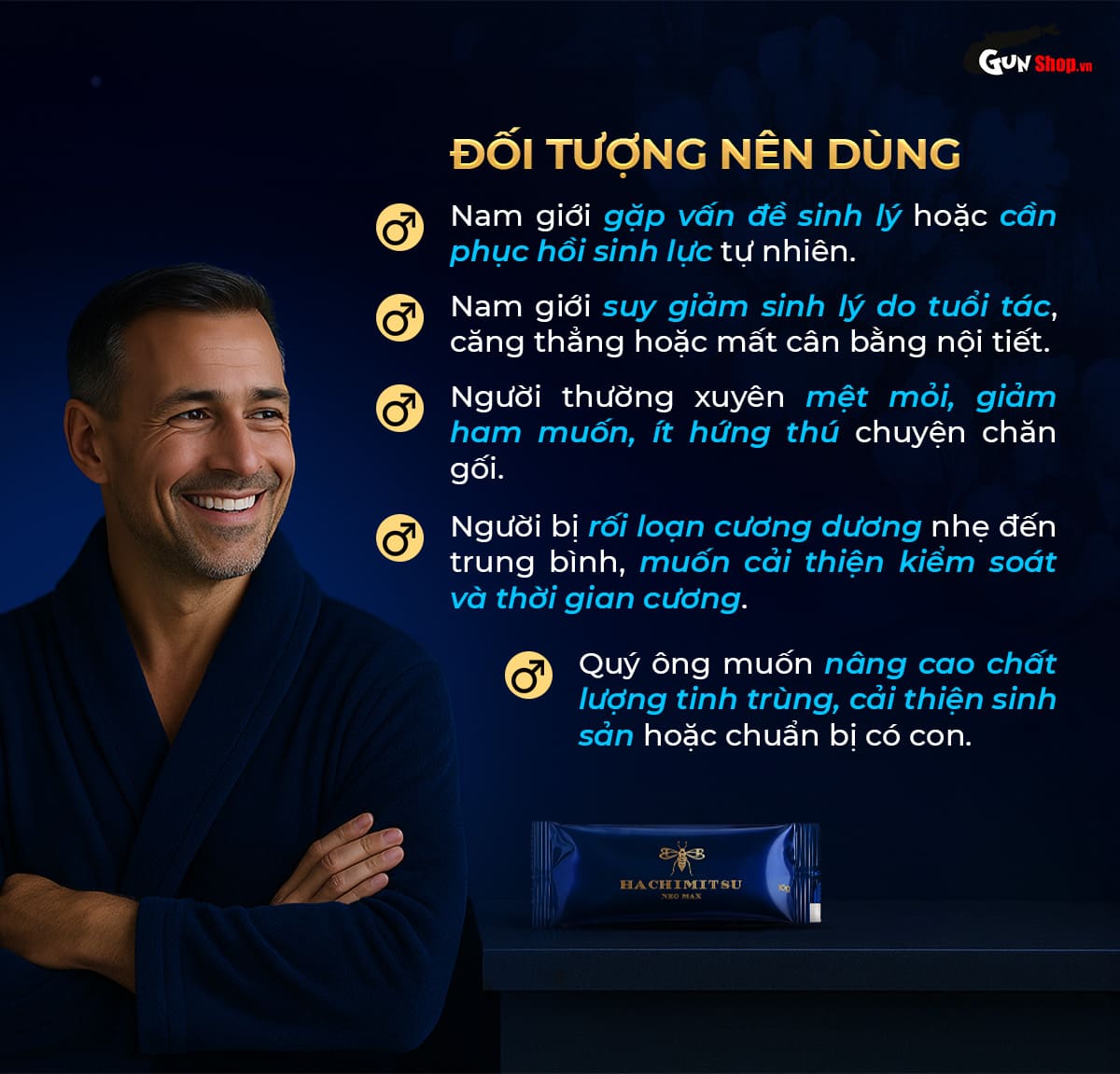 Kho sỉ Tinh chất Hachimitsu Neo Max - Tăng cường sinh lý nam giới - 1 gói cao cấp Kho sỉ Tinh chất Hachimitsu Neo Max - Tăng cường sinh lý nam giới - 1 gói cao cấp