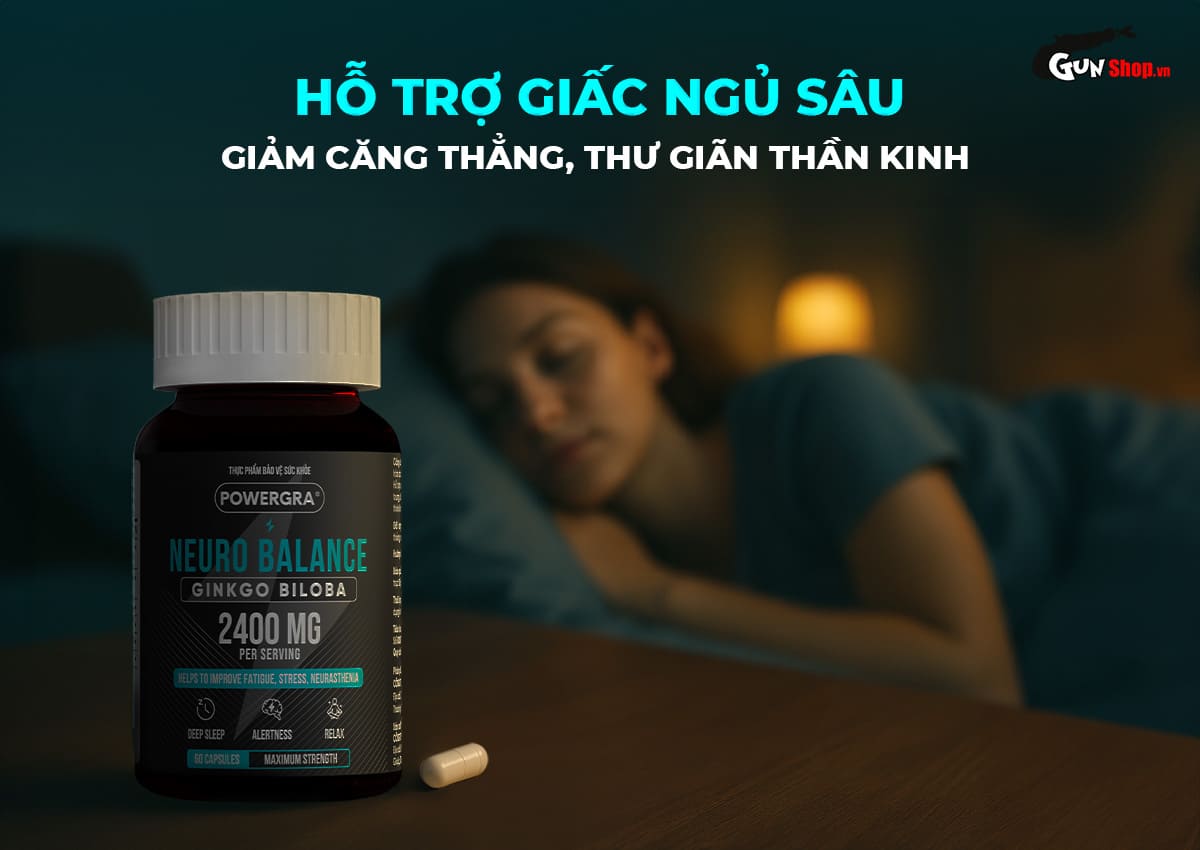 Đại lý Viên uống bổ não tăng cường trí nhớ Powergra Neuro Balance - Hộp 60 viên tốt nhất Đại lý Viên uống bổ não tăng cường trí nhớ Powergra Neuro Balance - Hộp 60 viên tốt nhất
