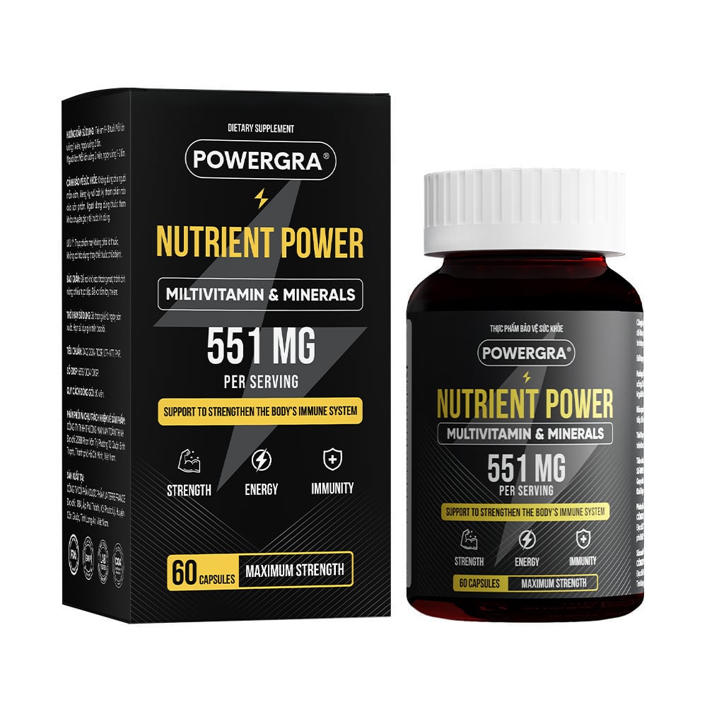 Viên Uống Bổ Sung Vitamin Khoáng Chất Powergra Nutrient Power 