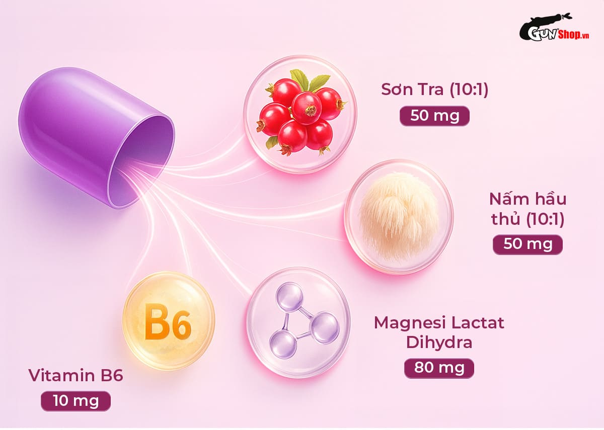 Powegra Gentle Dreams 60 viên hỗ trợ giấc ngủ sâu, giảm mất ngủ