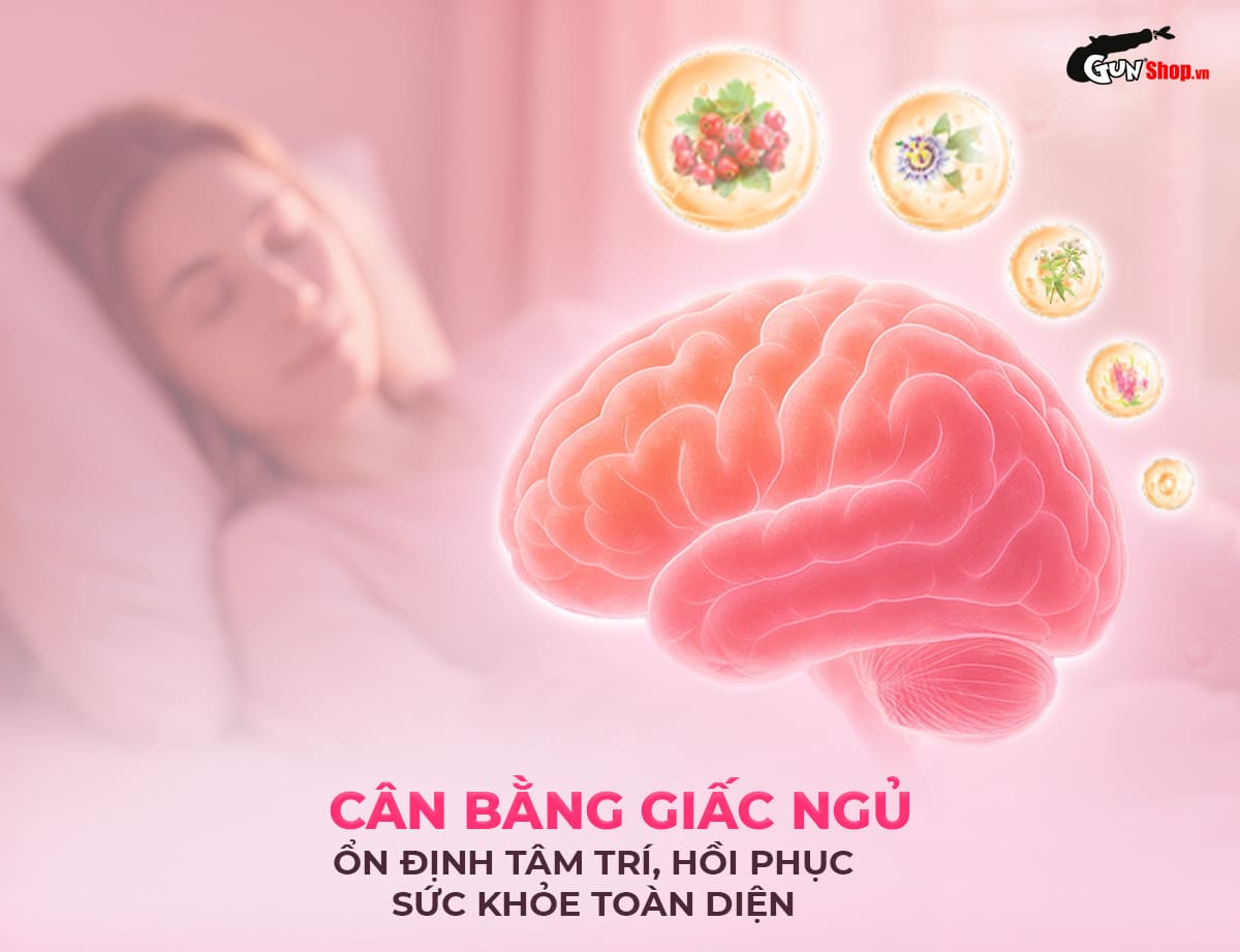 Powegra Gentle Dreams 60 viên hỗ trợ giấc ngủ sâu, giảm mất ngủ