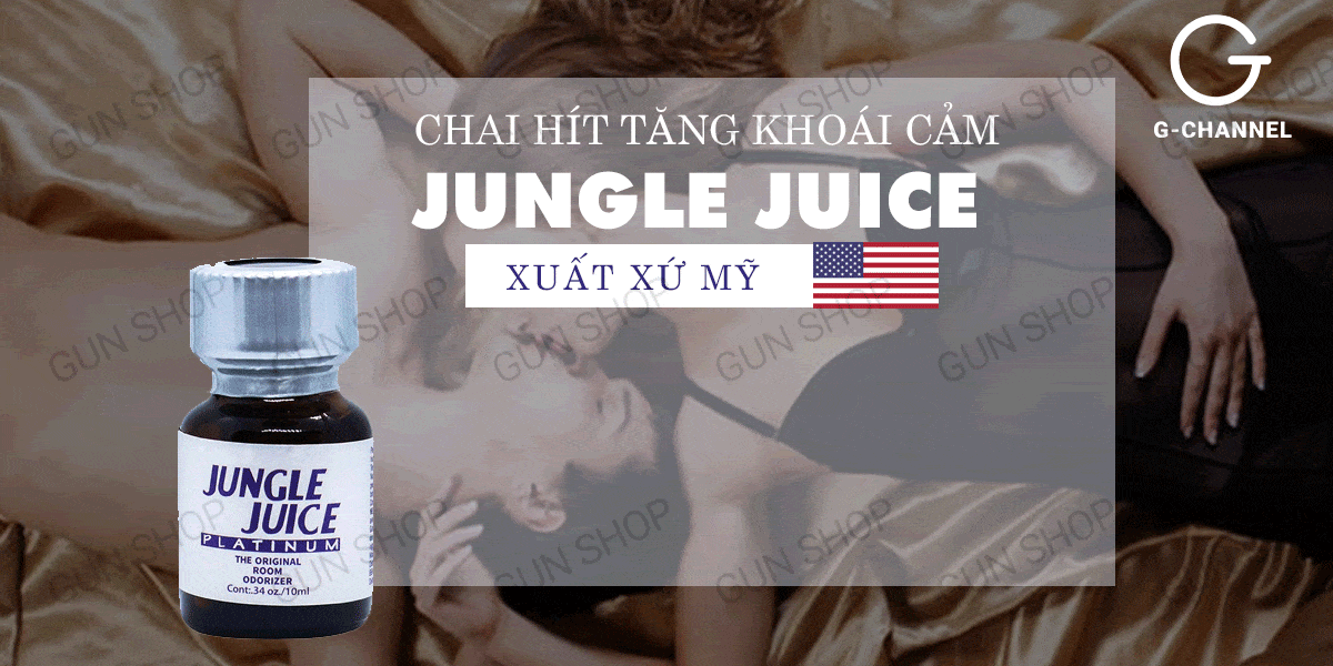 Popper PWD USA Jungle Juice Platinum 10ml Tăng Khoái Cảm Mạnh