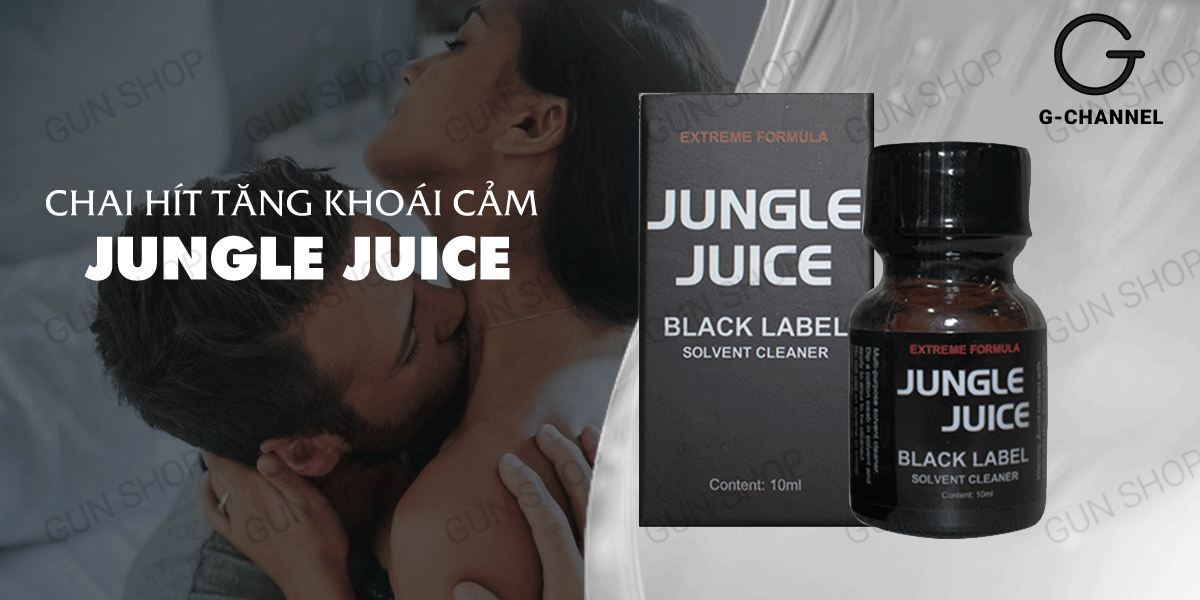 Chai hít Popper PWD USA Jungle Juice Black Label tăng khoái cảm