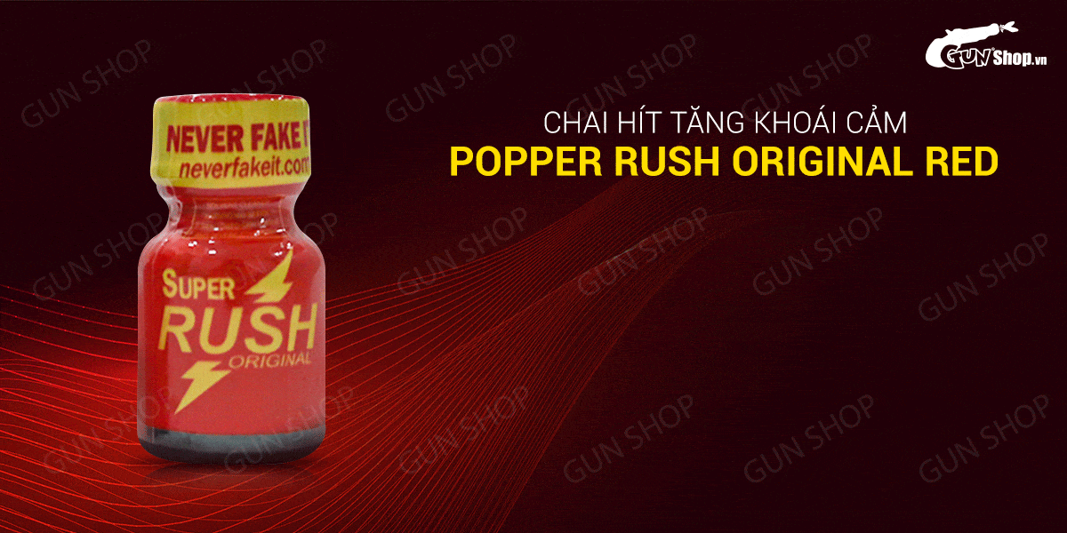 Popper PWD USA Rush Red 10ml chai hít tăng khoái cảm tốt nhất