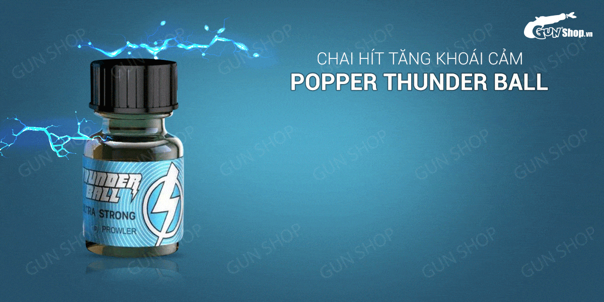 Popper PWD USA Thunder Ball 10ml chai hít tăng cực khoái liều cao