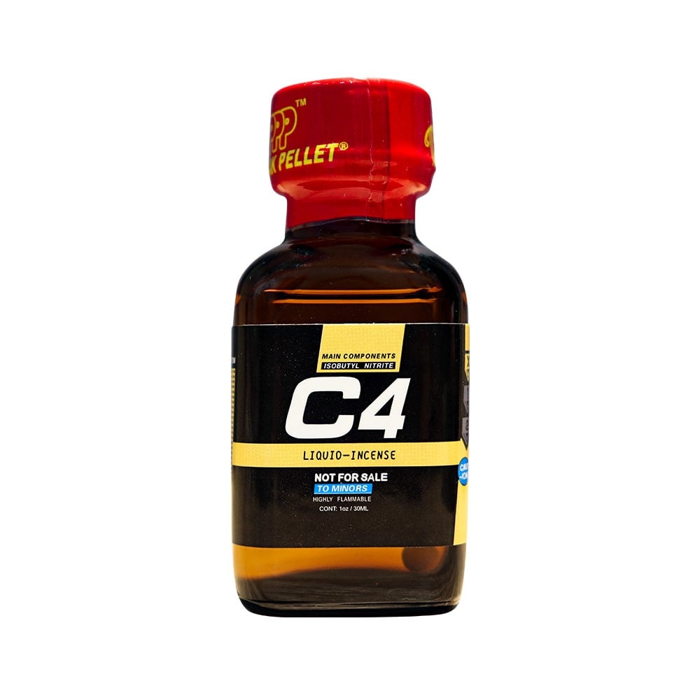 Chai hít Popper PWD USA C4 Black Yellow 30ml tăng khoái cảm mạnh 