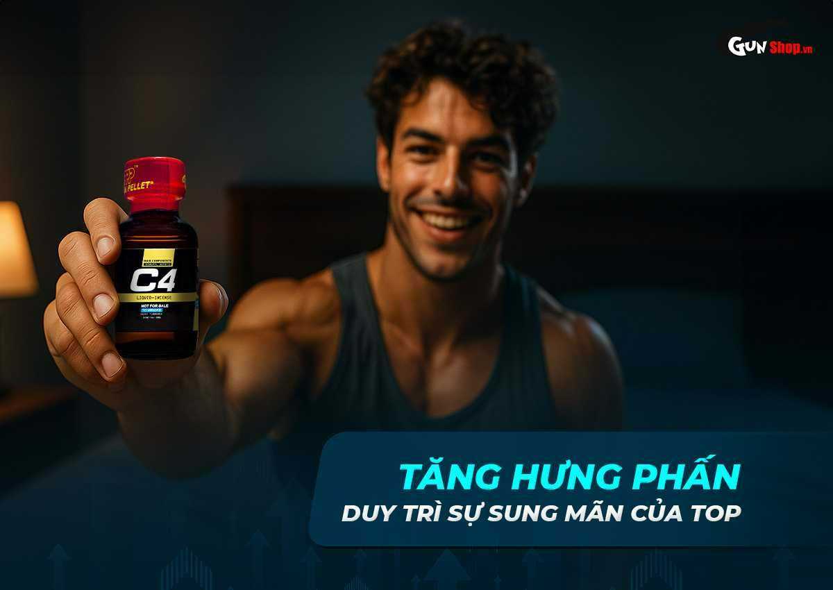 Thông tin Chai hít tăng khoái cảm Popper PWD USA C4 Black Yellow - Chai 30ml giá sỉ Thông tin Chai hít tăng khoái cảm Popper PWD USA C4 Black Yellow - Chai 30ml giá sỉ