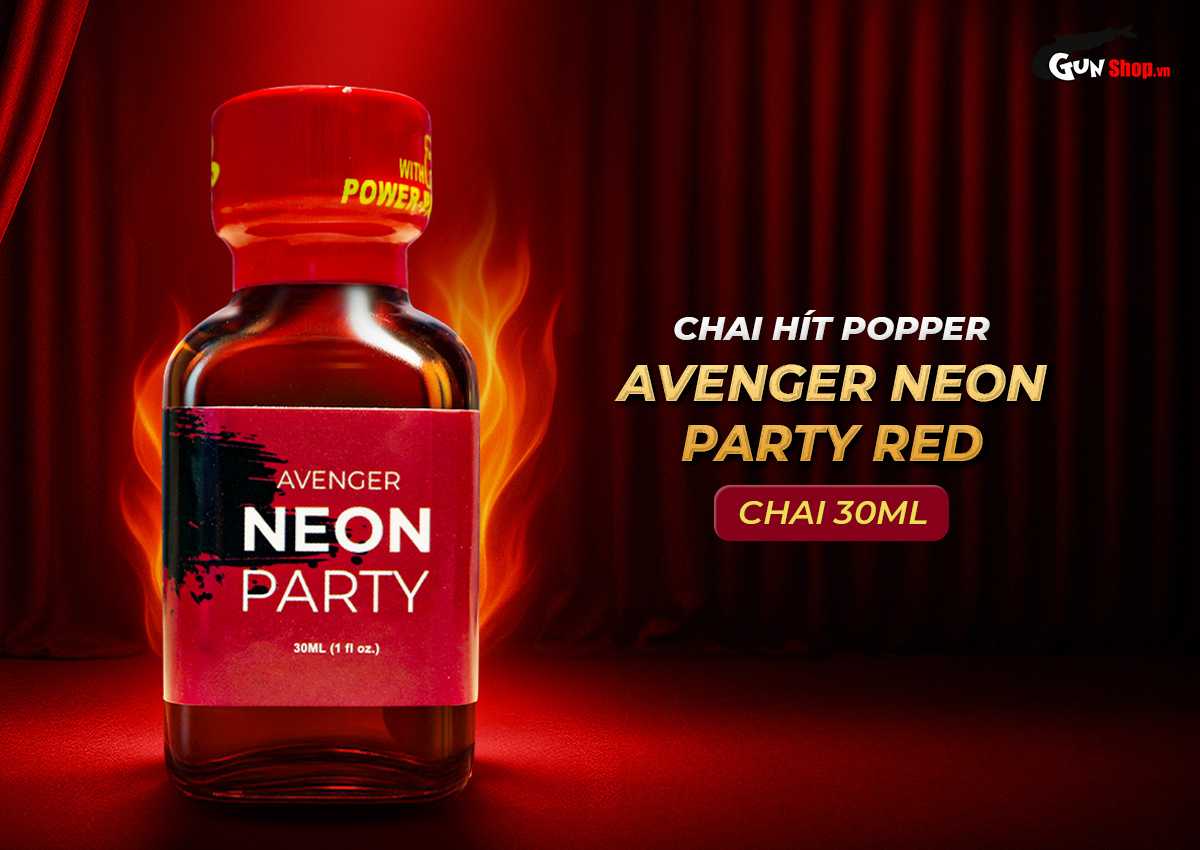 Đánh giá Chai hít tăng khoái cảm Popper PWD Avenger Neon Party Red - Chai 30ml mới nhất Đánh giá Chai hít tăng khoái cảm Popper PWD Avenger Neon Party Red - Chai 30ml mới nhất
