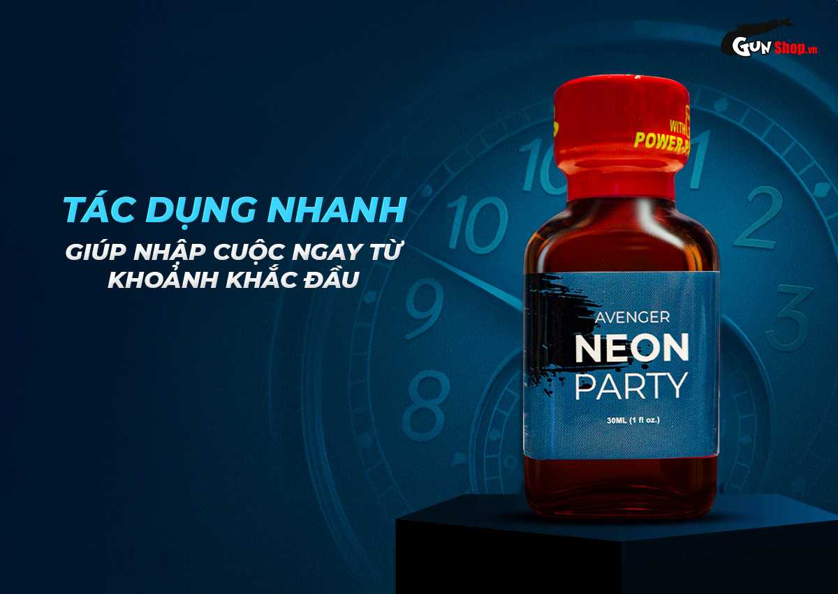 Mua Chai hít tăng khoái cảm Popper PWD USA Avenger Neon Party Blue - Chai 30ml có tốt không? Mua Chai hít tăng khoái cảm Popper PWD USA Avenger Neon Party Blue - Chai 30ml có tốt không?