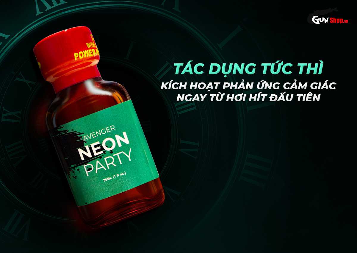 Bảng giá Chai hít tăng khoái cảm Popper PWD Avenger Neon Party Green - Chai 30ml có tốt không? Bảng giá Chai hít tăng khoái cảm Popper PWD Avenger Neon Party Green - Chai 30ml có tốt không?