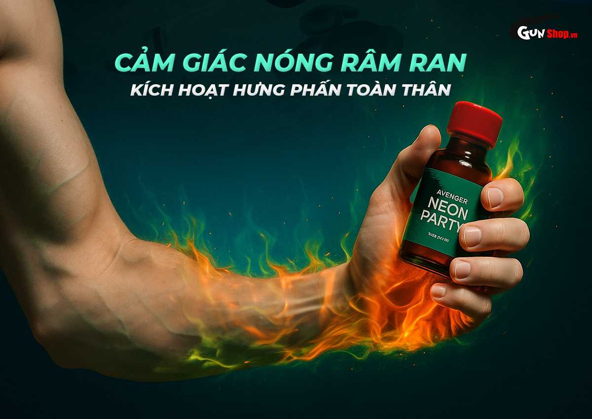Bảng giá Chai hít tăng khoái cảm Popper PWD Avenger Neon Party Green - Chai 30ml có tốt không? Bảng giá Chai hít tăng khoái cảm Popper PWD Avenger Neon Party Green - Chai 30ml có tốt không?