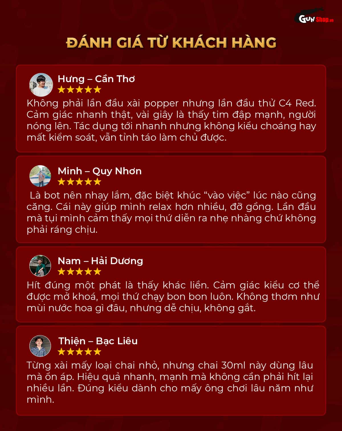 Popper PWD USA C4 Red 30ml chai hít kích thích cảm xúc mạnh