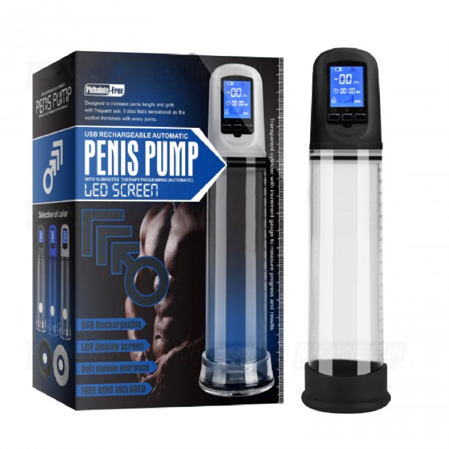 Máy tập tăng kích thước dương vật Penis Pump màn hình Led 