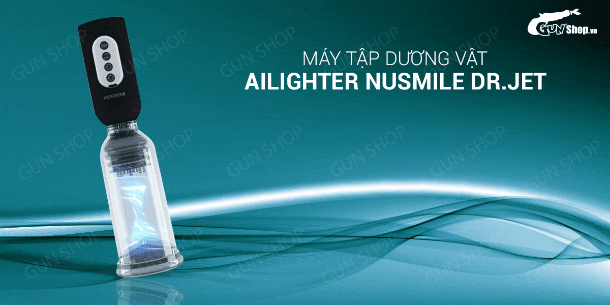 Máy tập dương vật Ailighter Nusmile Dr.Jet tự động tăng kích thước hiệu quả