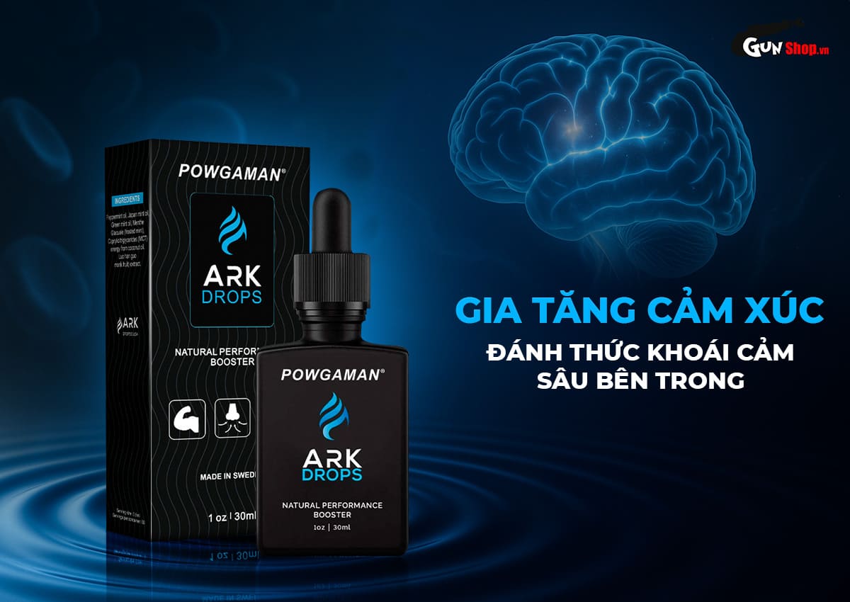 Kho sỉ Tinh chất gia tăng cảm xúc Powgaman Ark Drops - Chai 30ml giá tốt Kho sỉ Tinh chất gia tăng cảm xúc Powgaman Ark Drops - Chai 30ml giá tốt