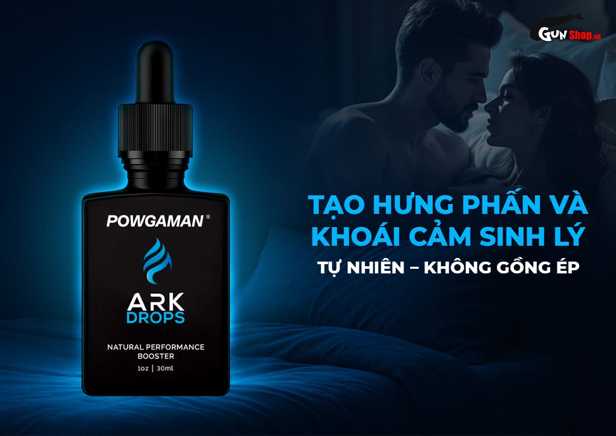 Kho sỉ Tinh chất gia tăng cảm xúc Powgaman Ark Drops - Chai 30ml giá tốt Kho sỉ Tinh chất gia tăng cảm xúc Powgaman Ark Drops - Chai 30ml giá tốt