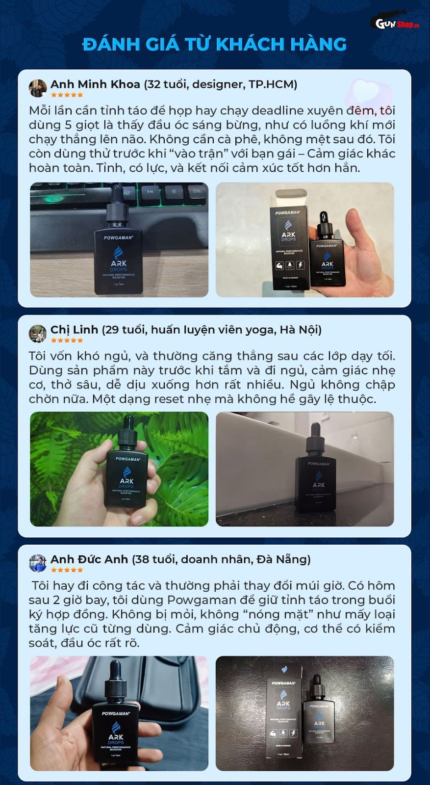 Kho sỉ Tinh chất gia tăng cảm xúc Powgaman Ark Drops - Chai 30ml giá tốt Kho sỉ Tinh chất gia tăng cảm xúc Powgaman Ark Drops - Chai 30ml giá tốt