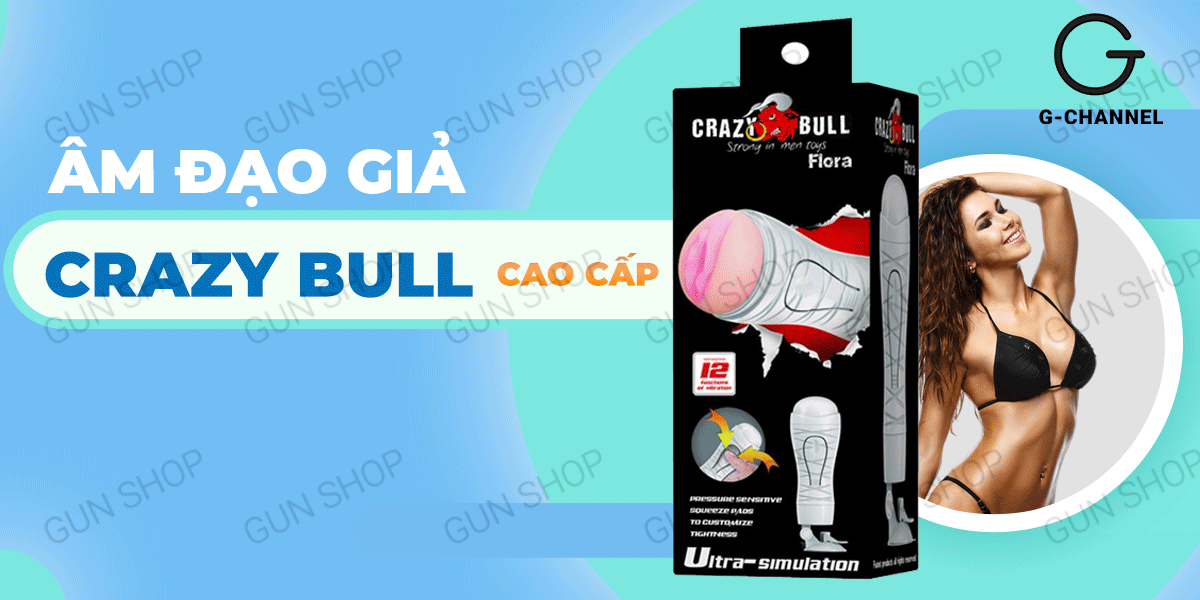 Âm đạo giả đa năng kích thích mạnh mẽ Baile Crazy Bull
