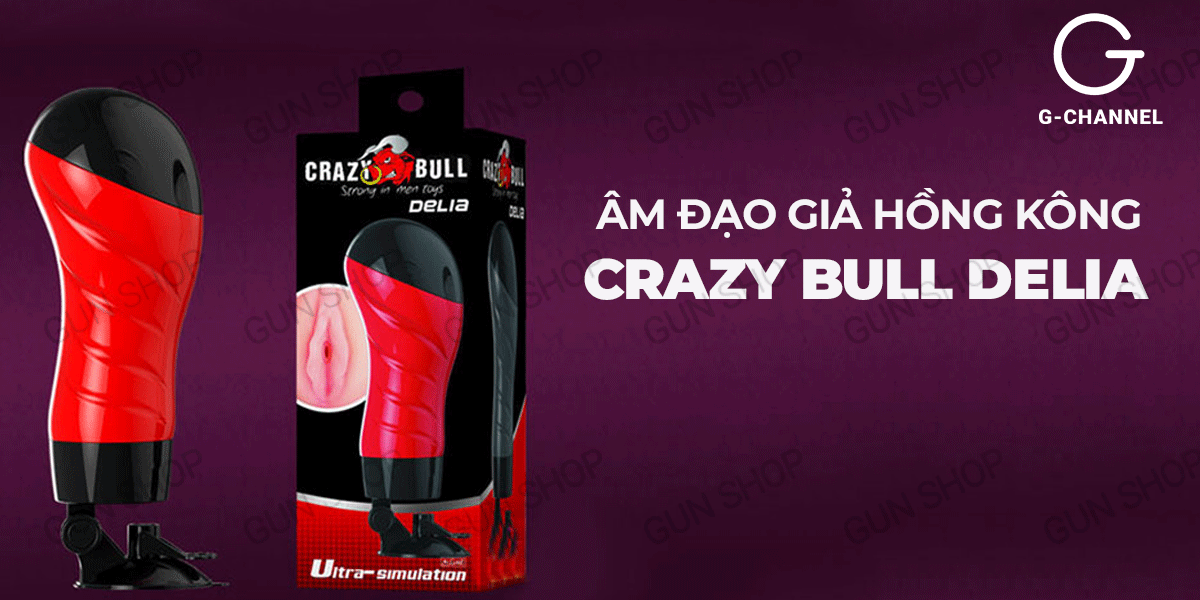 Âm đạo giả Baile Crazy Bull Red Delia đa năng kích thích mạnh